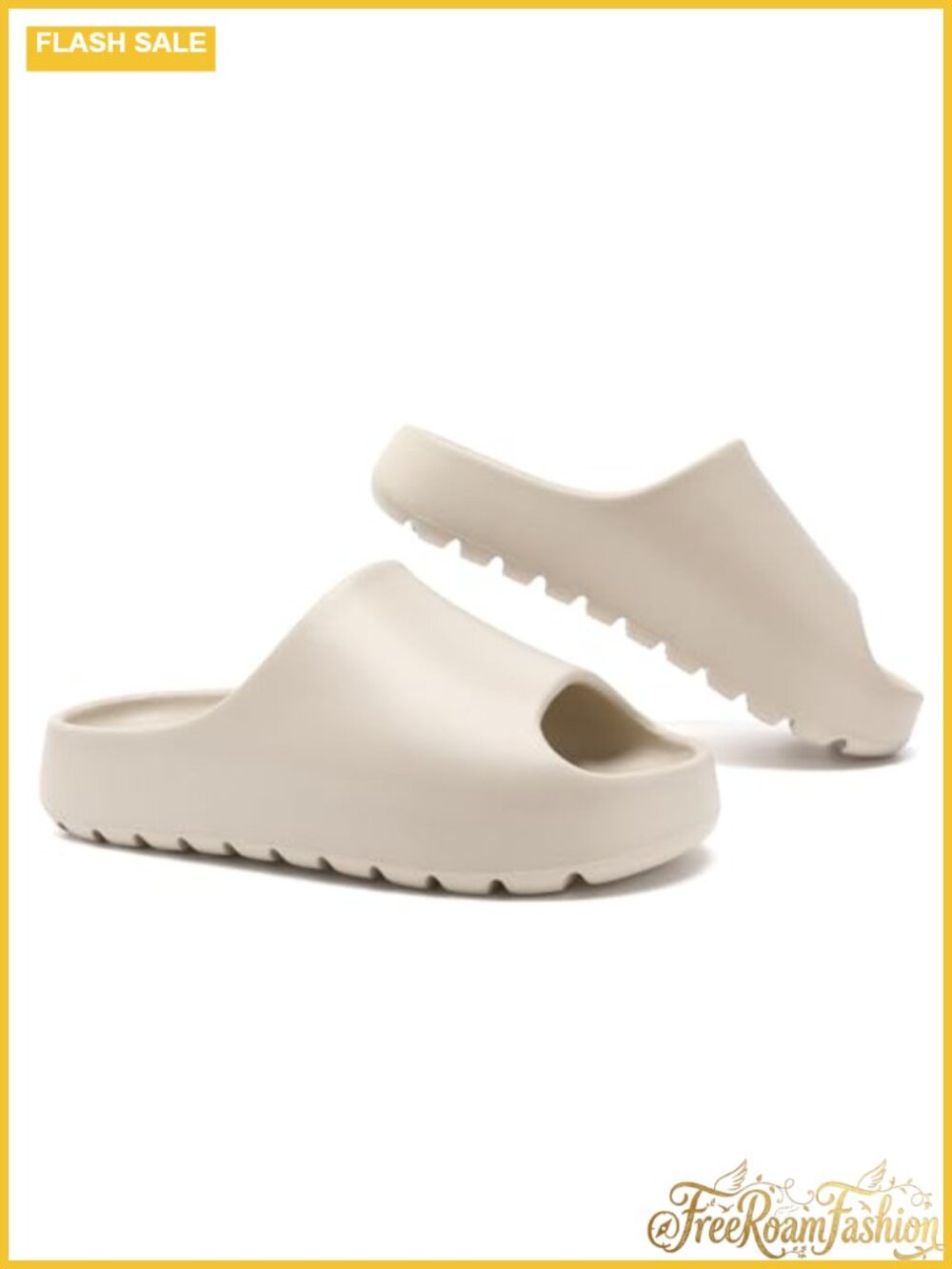 EVA Soft Recovery Slides Thick Sole Open Toe Shower Sandals